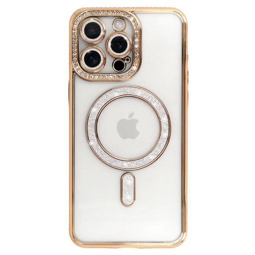 iPhone 16 - BLING MagSafe tok, Arany