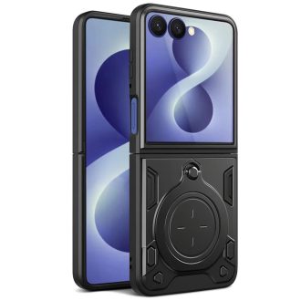  Samsung Galaxy Z Flip8 - Techsuit - CamGuard Pro - páncéltok, fekete