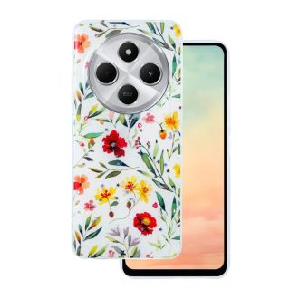 Xiaomi Redmi A5 - Glow Glam tok virágmintával, kék 