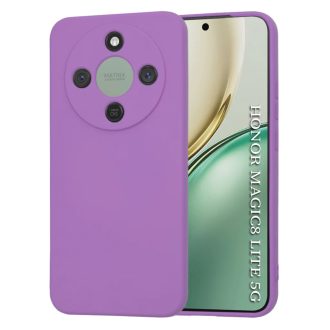 Honor Magic 8 Lite - Techsuit SoftFlex szilikon tok, lila