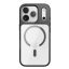 iPhone 17 Pro - 18 Pro - ROCK - GUARD Series, MagSafe kompatibilis tok, átlátszó / fekete