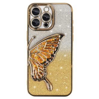 iPhone 17 - Tel Protect PILLANGÓ tok, Arany
