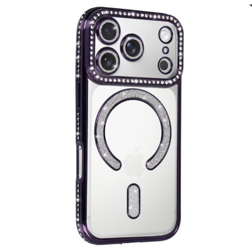 iPhone 17 - BLING MagSafe tok, Lila