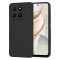 Honor X6B - MATT TPU tok, kameravédő, FEKETE