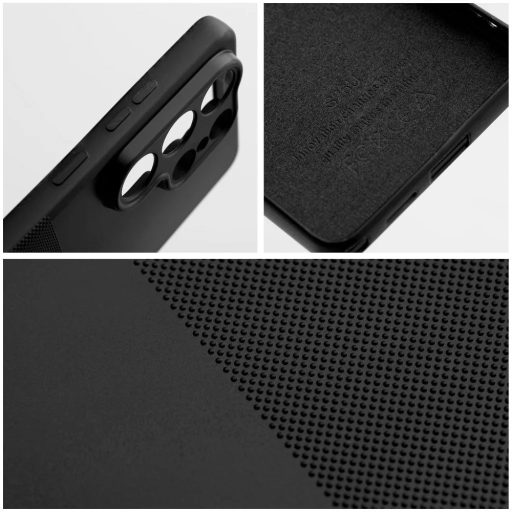  Samsung Galaxy A37 5G - Easy Dual szilikon hátlap tok, fekete