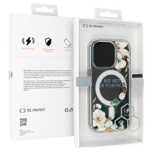 iPhone 13 Pro - Tel-Protect Flower MagSafe tok, dizájn 3