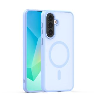   Samsung Galaxy A57 5G - FULL MATTE MAG kemény hátlap tok, MagSafe, kék