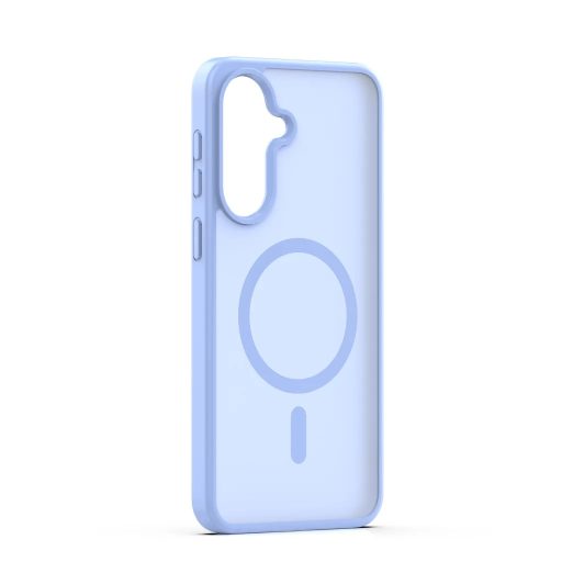 Samsung Galaxy A57 5G - FULL MATTE MAG kemény hátlap tok, MagSafe, kék