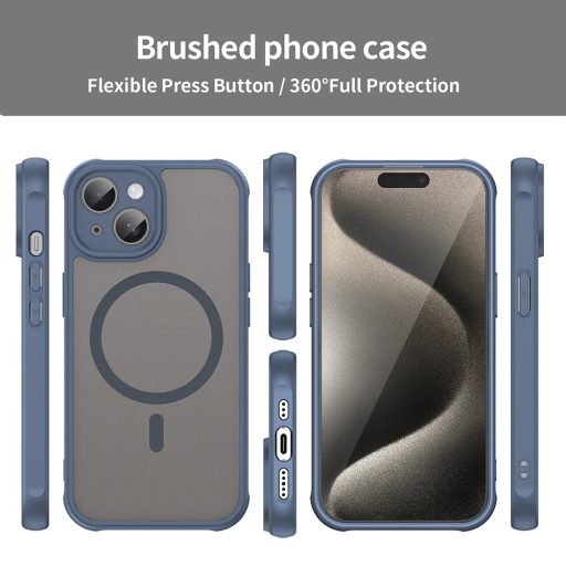 Samsung Galaxy A36 5G - Techsuit - HaloFrost II MagSafe - Tengerészkék