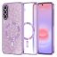 Samsung Galaxy A36 5G - Techsuit GLITTER MagSafe tok, Világos Lila
