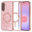 Samsung Galaxy A36 5G - Techsuit GLITTER MagSafe tok, Rózsaarany