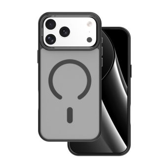   iPhone 17 Pro Max 6,9" FROZEN MagSafe, átlátszó matt / fekete
