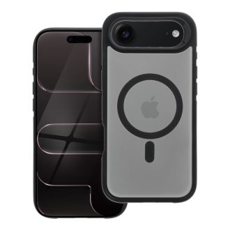 iPhone 17 Air - NEO MagSafe tok, átlátszó matt / fekete