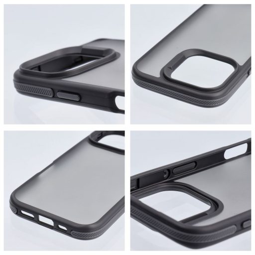 iPhone 17 Air - NEO MagSafe tok, átlátszó matt / fekete