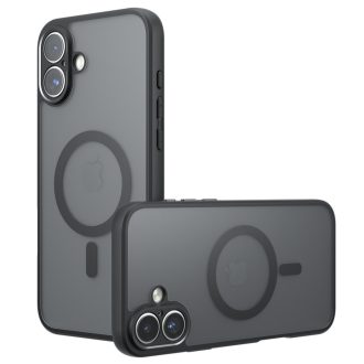 iPhone 16 - Techsuit - PureFrost MagSafe - Matt fekete