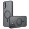 iPhone 16 - Techsuit - PureFrost MagSafe - Matt fekete