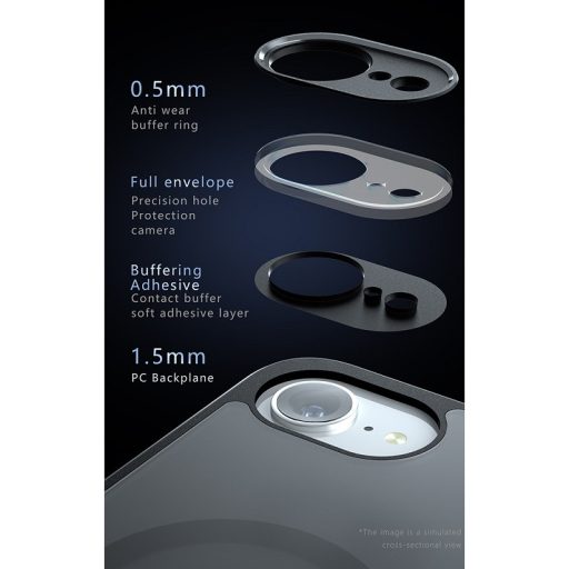 iPhone 16 - Techsuit - PureFrost MagSafe - Matt fekete