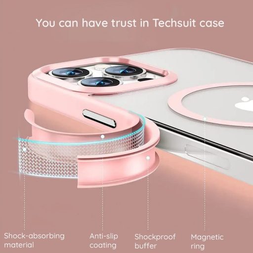 iPhone 16 - Techsuit - MagSafe Pro – Fekete