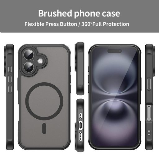 iPhone 16 - Techsuit - HaloFrost II MagSafe - Fekete