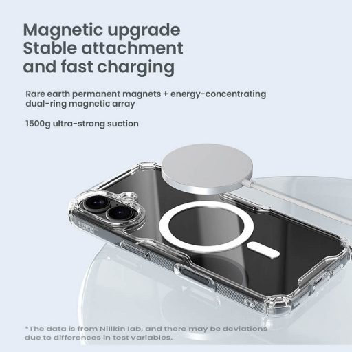 iPhone 16 Plus - Nillkin - Nature TPU Pro MagSafe tok - Kék