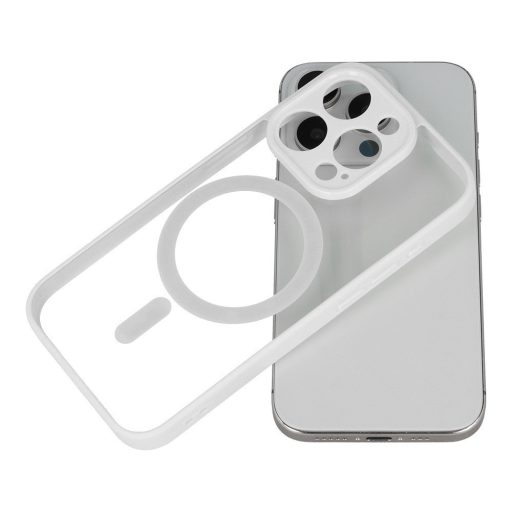 iPhone 16 - Színes AKRIL MagSafe tok - Fehér