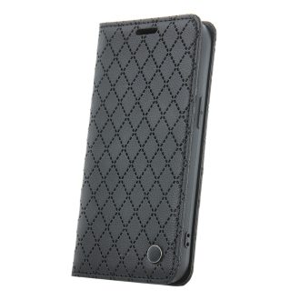    Samsung Galaxy A06 5G SMART CARO oldalra nyíló notesz tok, fekete