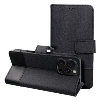 Xiaomi Redmi 14C - GOMMA oldalra nyíló notesz tok, fekete