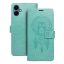 Xiaomi Redmi 14C MEZZO oldalra nyíló notesz tok, zöld, álomfogó mintával