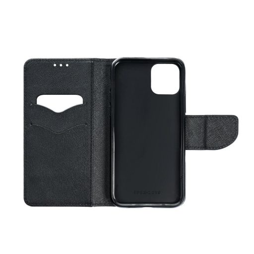 Xiaomi Redmi 15C FANCY oldalra nyíló notesz tok, fekete