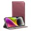  Samsung Galaxy A37 5G - SMART MAGNETO oldalra nyíló notesz tok, burgundi