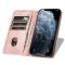  Samsung Galaxy A35 5G FLIPCOVER oldalra nyíló notesz tok, rózsaarany