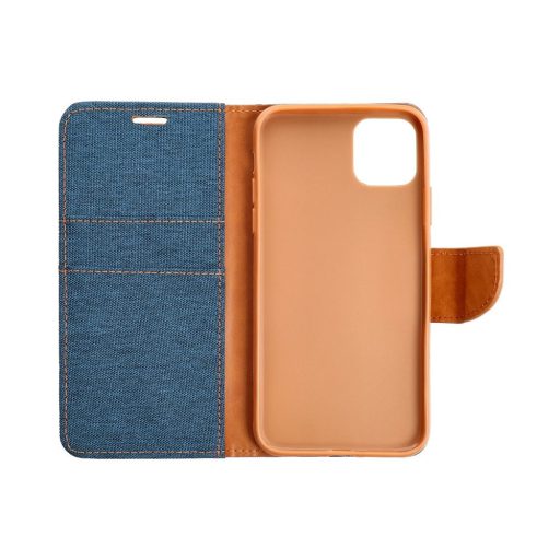  Samsung Galaxy S24 Plus CANVAS oldalra nyíló notesz tok, kék