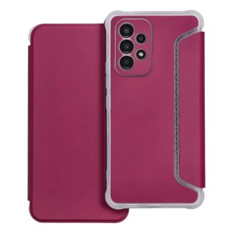 Samsung Galaxy S24 PIANO oldalra nyíló notesz tok, bordó