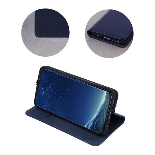  Samsung Galaxy A16 SMART PRO bőr, oldalra nyíló notesz tok, kék