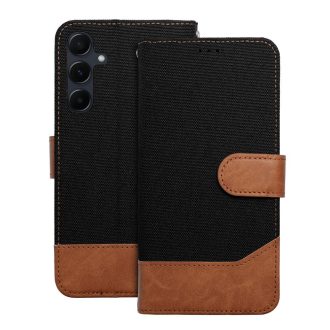  Samsung Galaxy A16 JEANS oldalra nyíló notesz tok, fekete