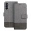  Samsung Galaxy A15 4G / 5G GOMMA oldalra nyíló notesz tok, szürke
