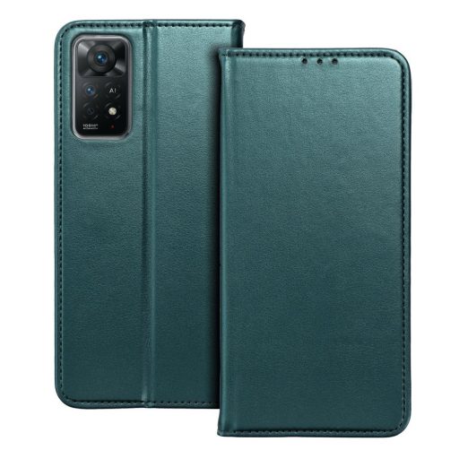 Honor Magic 8 Lite - SMART MAGNETO oldalra nyíló notesz tok, zöld