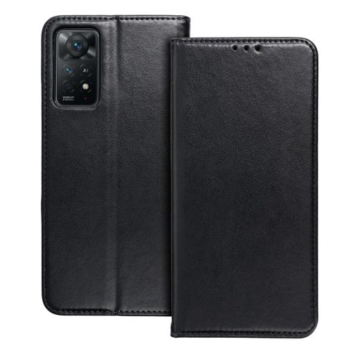 Honor X6B - SMART MAGNETO oldalra nyíló notesz tok, fekete