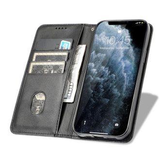 Xiaomi 15T - FLIPCOVER oldalra nyíló notesz tok, fekete