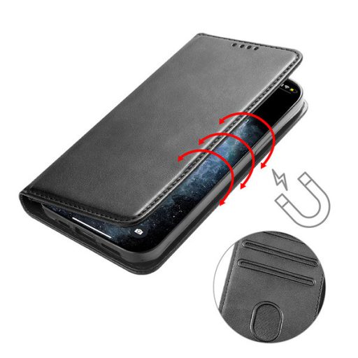 Xiaomi 15T - FLIPCOVER oldalra nyíló notesz tok, fekete