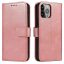 iPhone 15 Pro Max ELEGÁNS oldalra nyíló notesz tok, rózsaszín