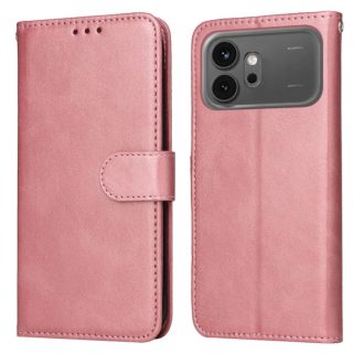  Honor 600 / 600 Pro - ELEGÁNS oldalra nyíló notesz tok, rózsaarany