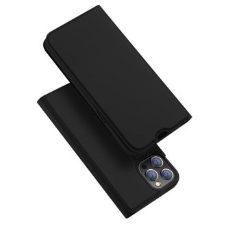   iPhone 14 Pro Max - Dux Ducis Skinpro - oldalra nyíló notesz tok, fekete
