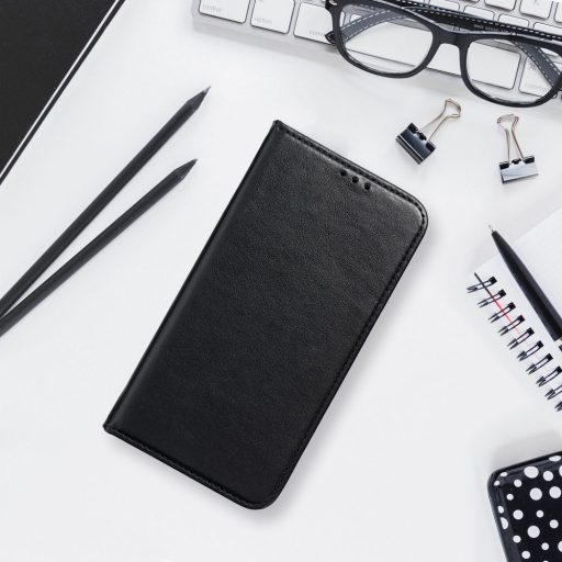  Samsung Galaxy A27 5G - SMART MAGNETO oldalra nyíló notesz tok, fekete