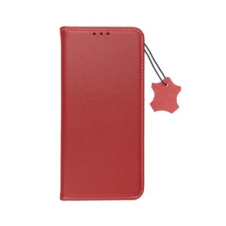   Xiaomi Redmi Note 15 Pro 5G - SMART PRO bőr, oldalra nyíló notesz tok, burgundi