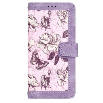 Honor 200 Lite - CRAFT oldalra nyíló notesz tok, lila