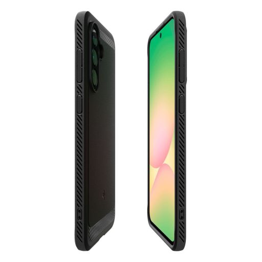 Samsung Galaxy A56 5G - SPIGEN RUGGED ARMOR tok, fekete
