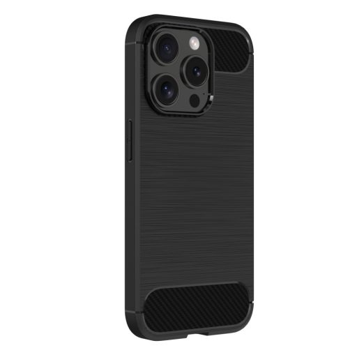 Samsung Galaxy A17 4G / 5G CARBON SIMPLE szilikon tok, fekete
