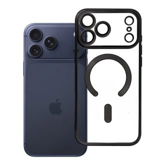   iPhone 17 Pro Max 6,9" ELECTRO MAG COVER MagSafe kompatibilis szilikon tok, fekete