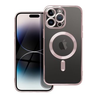   iPhone 17 Air - ELECTRO MAG COVER MagSafe kompatibilis szilikon tok, rózsaarany